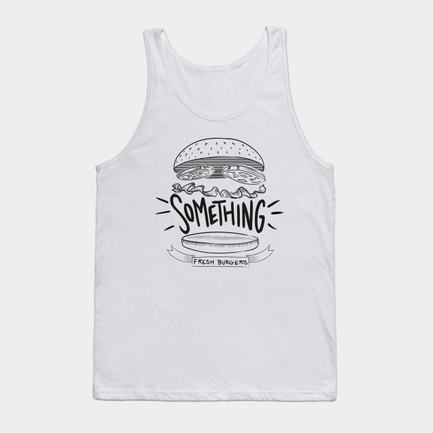 Something Burger Tank Top by bpannell